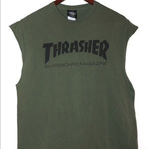 Thrasher vintage cut off T shirt
